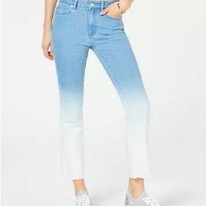 MICHAEL Michael Kors Ombre Cropped Skinny Jeans